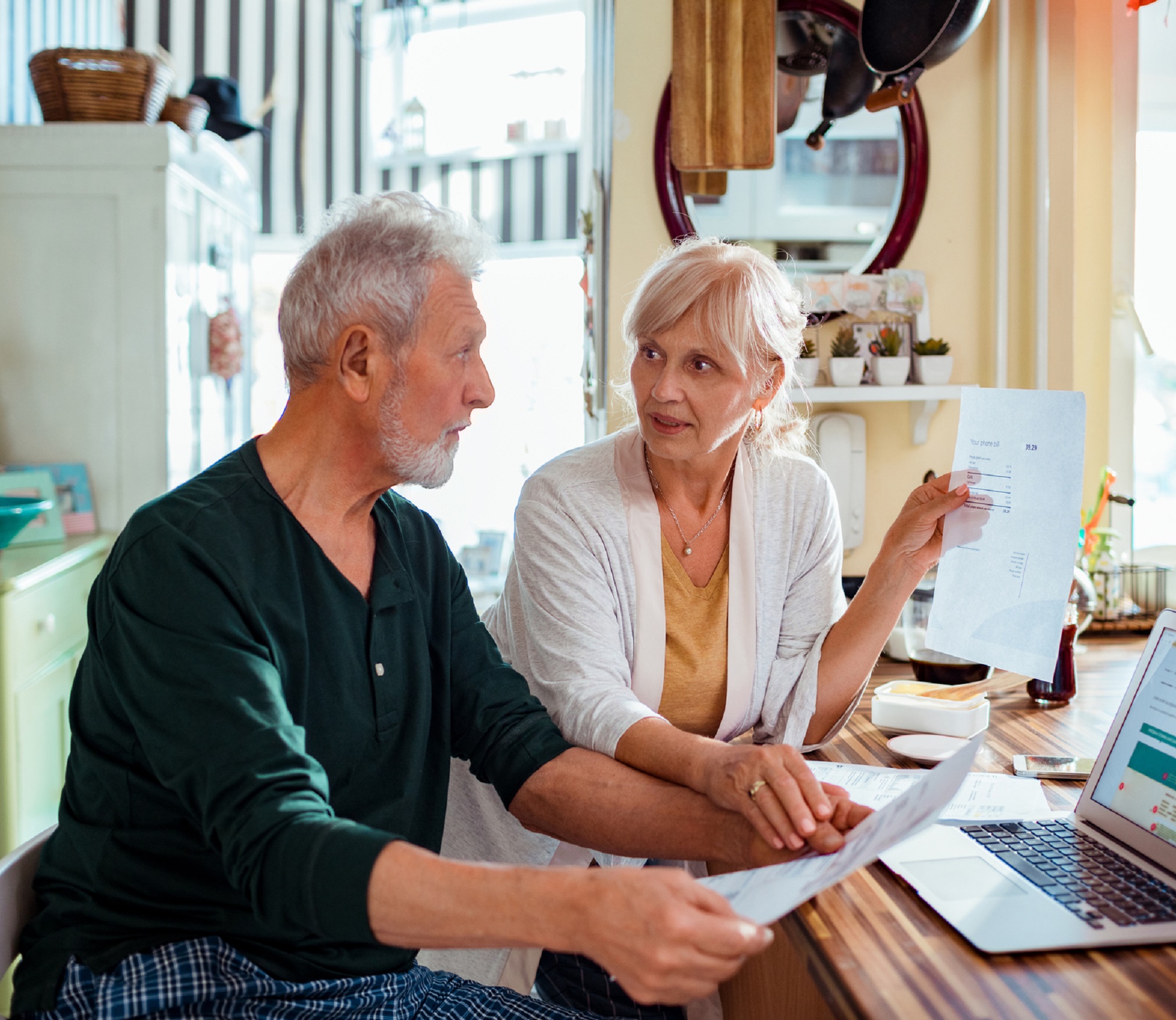 Couple Looking At Their Finances